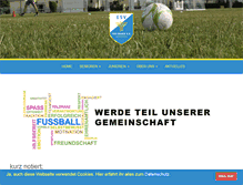 Tablet Screenshot of esvfreimann-fussball.de